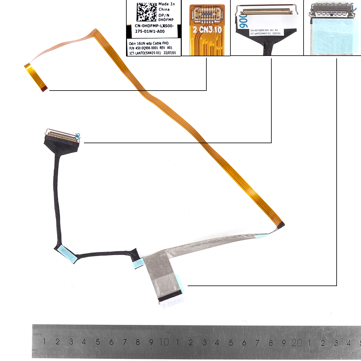 Picture of New LCD Display Screen Cable Replacement  For Dell Vostro 5620 5625 Inspiron 7620.